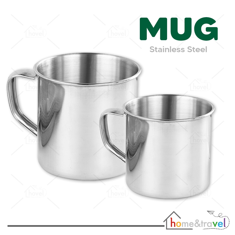 Jual HOVELSHOP Gelas Mug Cangkir Kopi Stainless Steel Mini Tea Cup