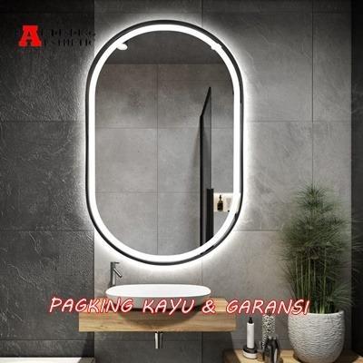 Jual Cermin Aesthetic Scandinavian Vintage Kapsul Ring Led Sunblast