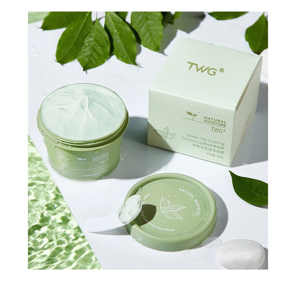 Jual Twg Green Tea Cooling Cleansing Mud Mask Gr Masker Pori Pori