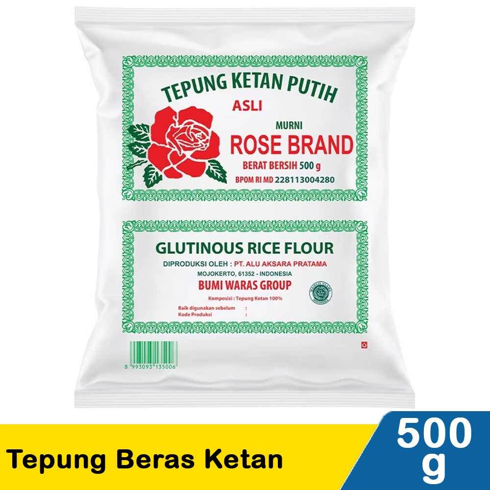 Jual TEPUNG KETAN PUTIH ROSE BRAND 500G TEPUNG PULUT PUTIH Shopee