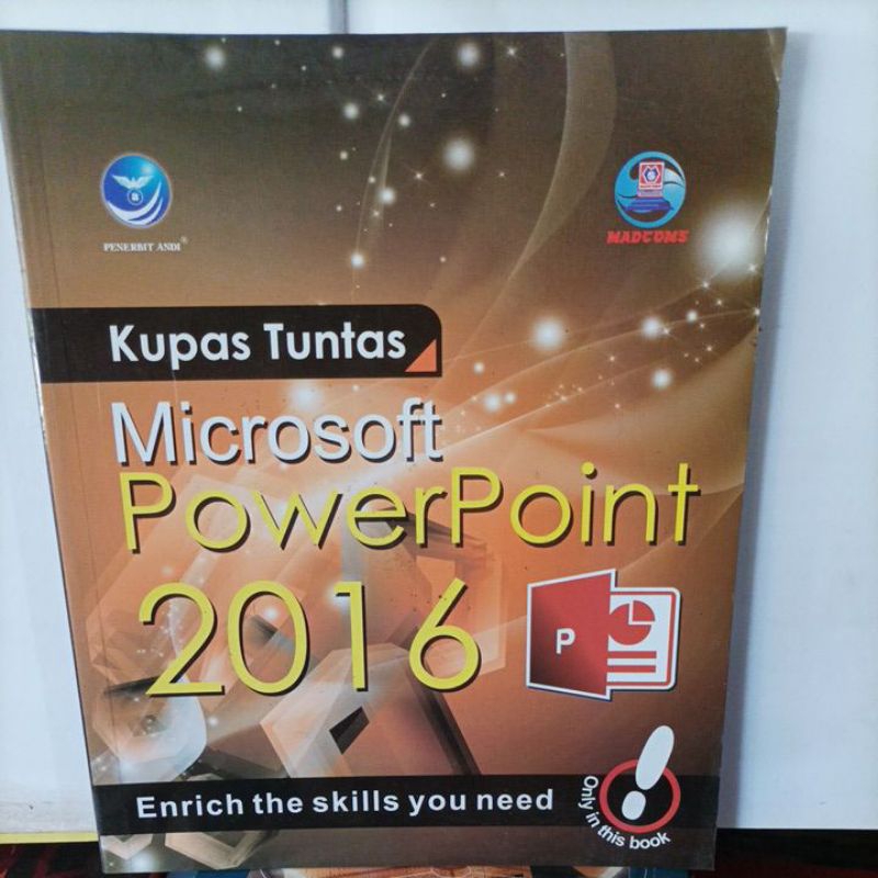 Jual Buku Kupas Tuntas Microsoft Power Point 2016 Need Shopee Indonesia