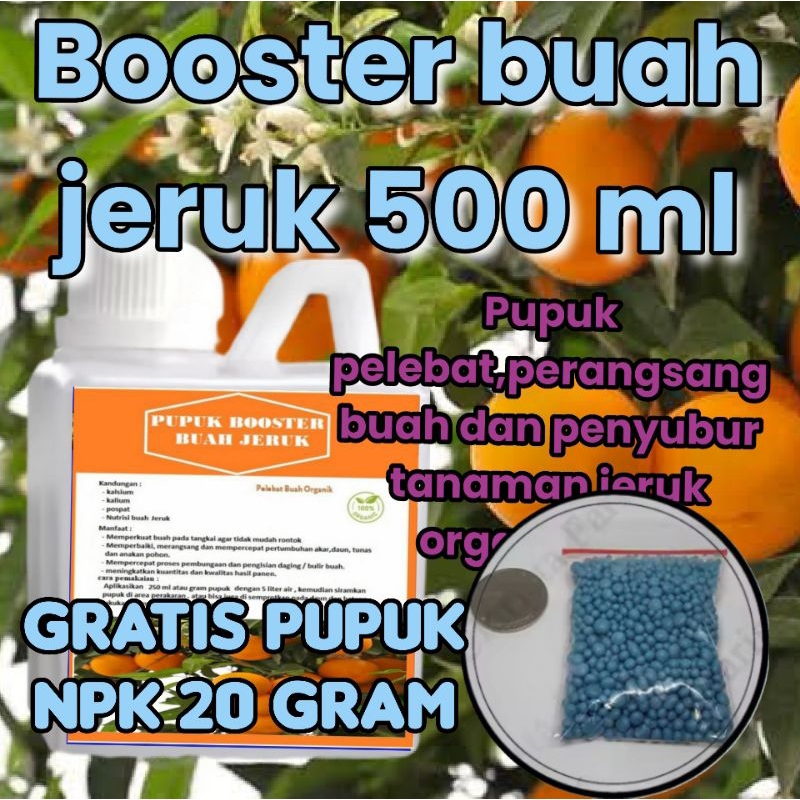 Jual Pupuk Pelebat Buah Organik Booster Jeruk Ml Shopee Indonesia