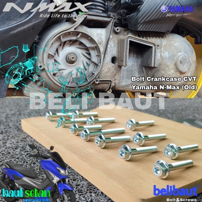 Jual Baut Blok Cvt Yamaha Nmax Old Mode Dua Kunci K10 L5 Shopee