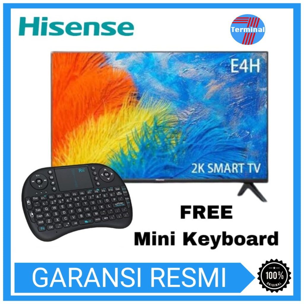 Jual Hisense 43 Inch Vidaa Smart TV Bezelles Design Dual Band Wifi