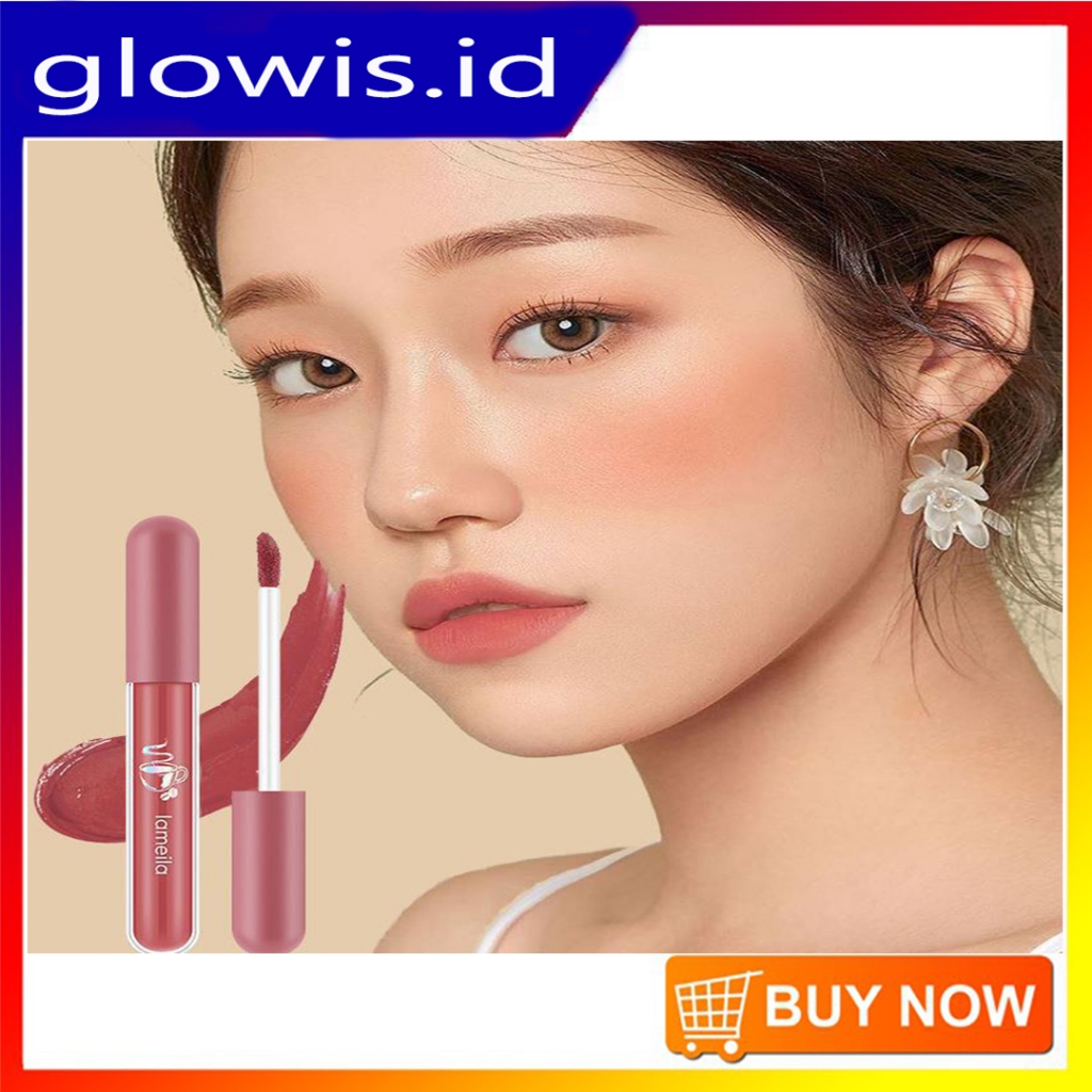 Jual LAMEILA NUDE EDITION Lip Glaze Lipstik Cair Lip Gloss Pelembab