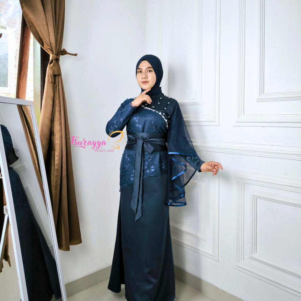 Jual Calista Dress Mermaid Kondangan Terbaru Rok Duyung Wisuda