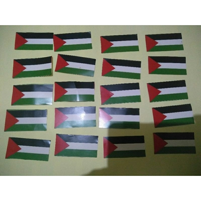 Jual Sticker Pipi Bendera Palestina Isi Pcs Shopee Indonesia