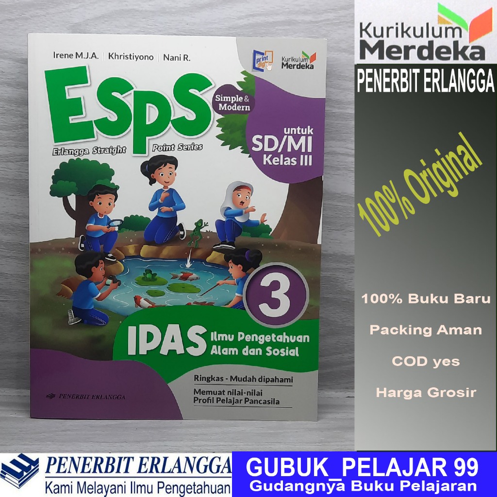 Jual Esps Ilmu Pengetahuan Alam Dan Sosial Ipas Kelas Sd Mi