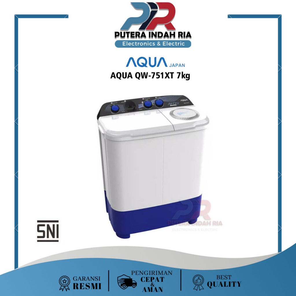 Jual Mesin Cuci AQUA 2 TABUNG 7 KG QW 751 XT QW 751XT Shopee