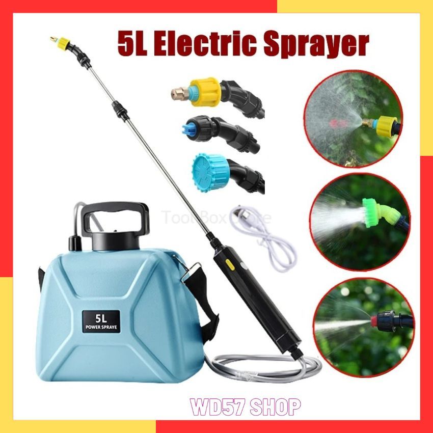 Jual Semprotan Air Siram Tanaman Stik Sprayer Elektrik Otomatis Nozzle