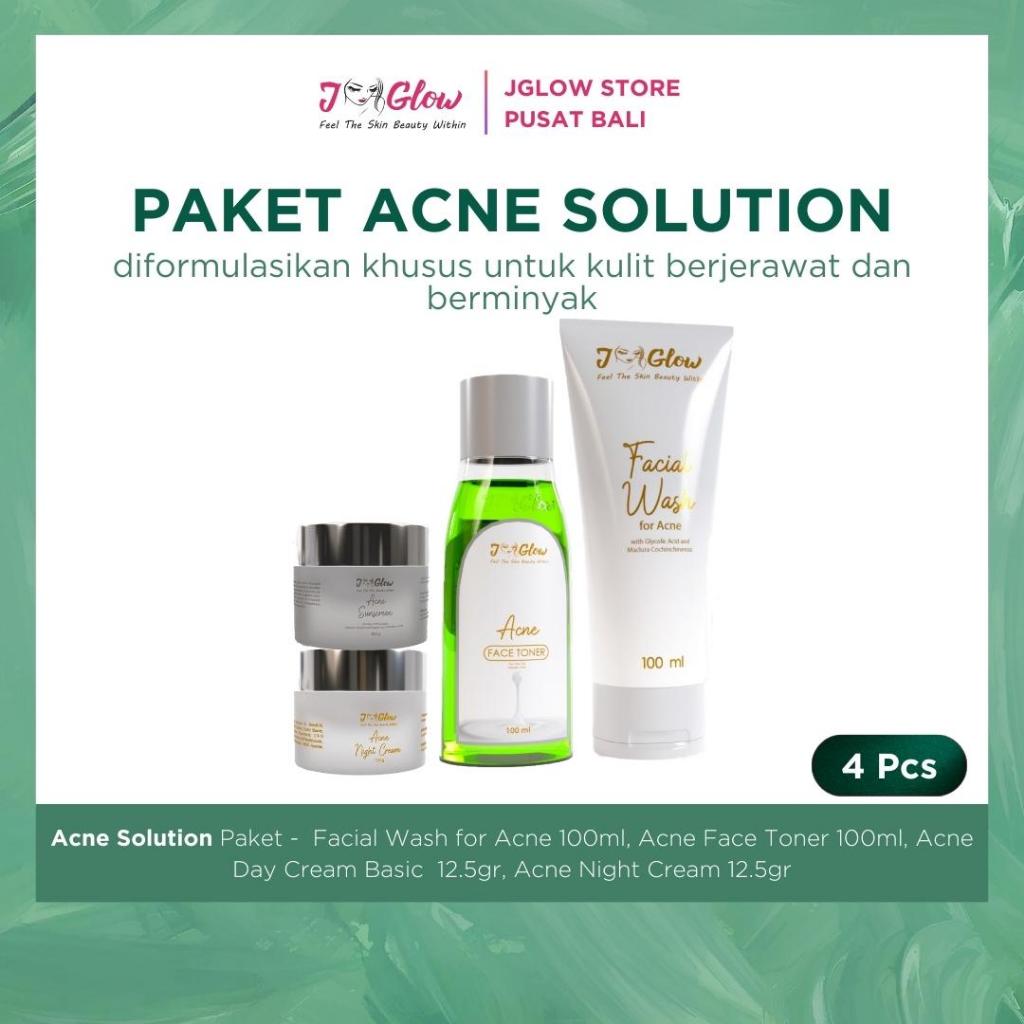 Jual Jglow Paket Acne Solution Diformulasikan Khusus Untuk Kulit