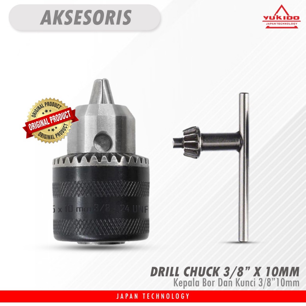 Jual Kepala Bor Drill Chuck M Mm Kepala Mesin Bor Mm