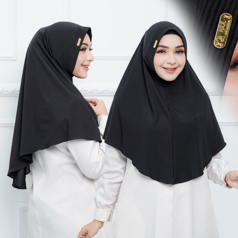 Jual Jilbab Instan Jersey Hijab Bergo Instan Pet Ukuran L Kerudung