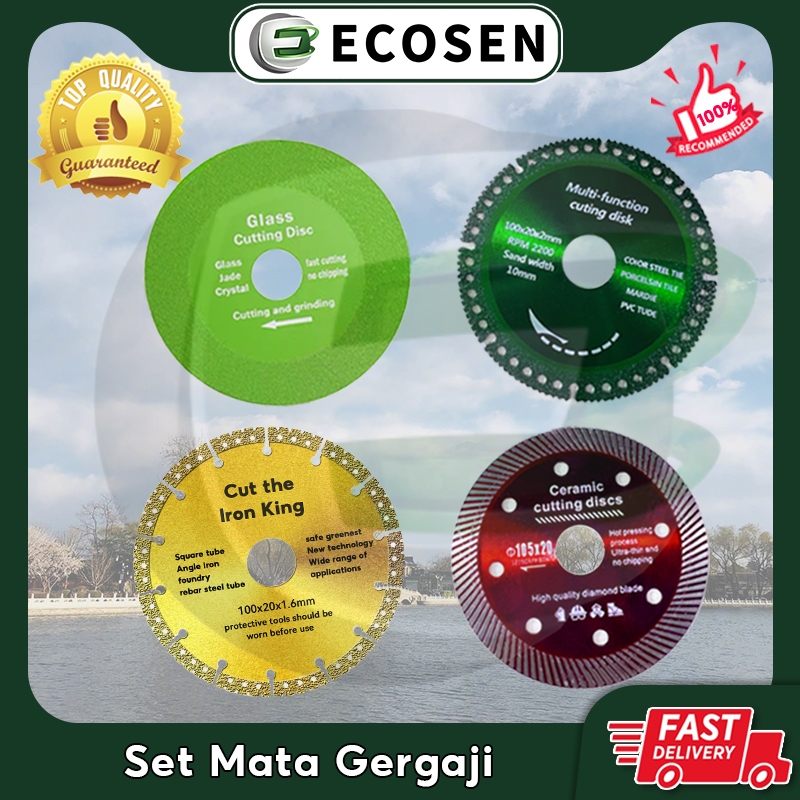 Jual Promo Ecosen Mata Gerinda Diamond Blade Hijau Mm Mata Gergaji