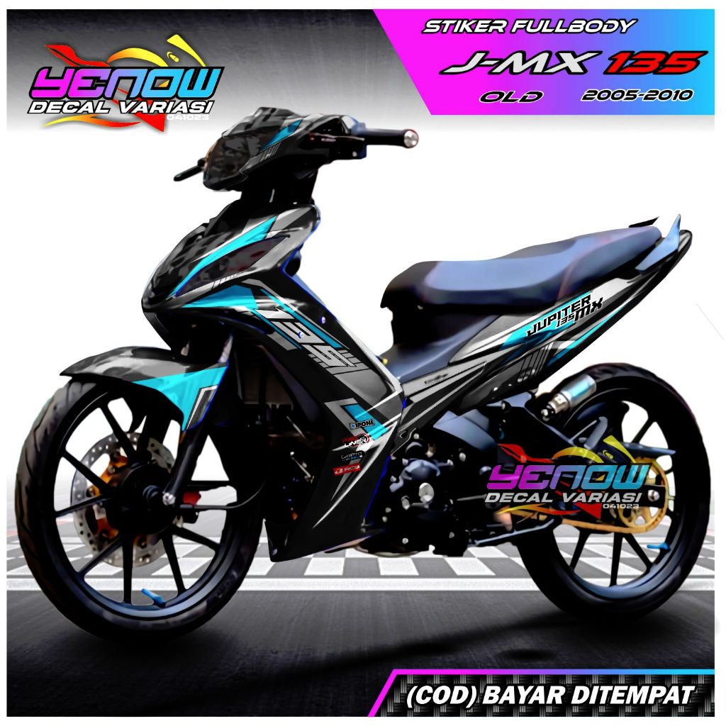 Jual Decal Fullbody Jupiter MX Old Stiker Fullbody Design Racing 1