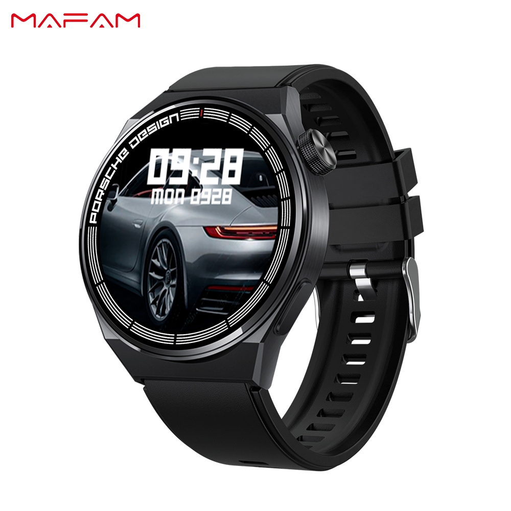 Jual MAFAM GT8 Porsche GPS NFC Smart Watch 1 28 Inch Screen Bluetooth