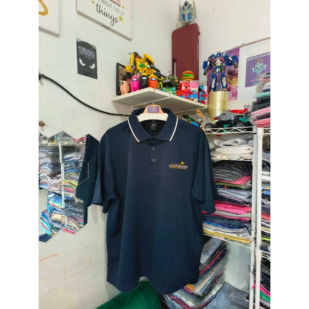 Jual Kaos Polo Edwards Biru Dongker Small Logo Shopee Indonesia