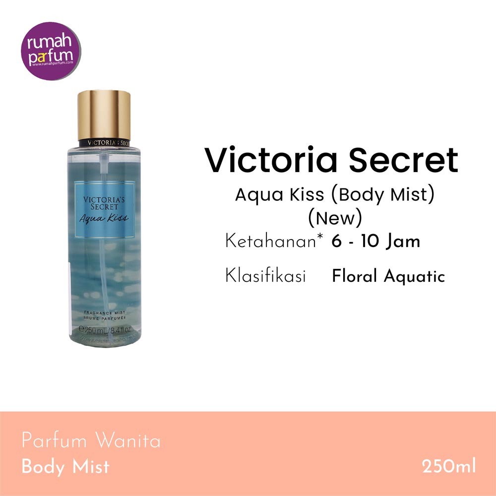 Jual Parfum Wanita Victoria Secret Aqua Kiss Body Mist New 250 ML