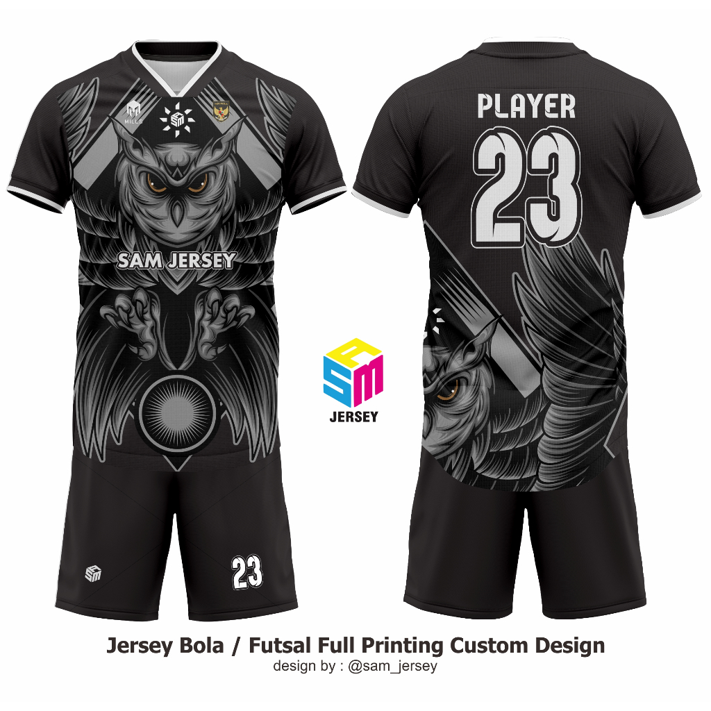 Jual JERSEY FUTSAL SEPAKBOLA FULL PRINTING BISA SATUAN BISA