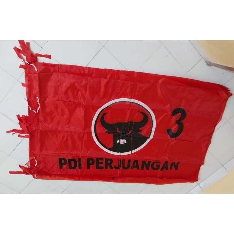 Jual Bendera Partai Pdi Perjuangan 100x150 Shopee Indonesia