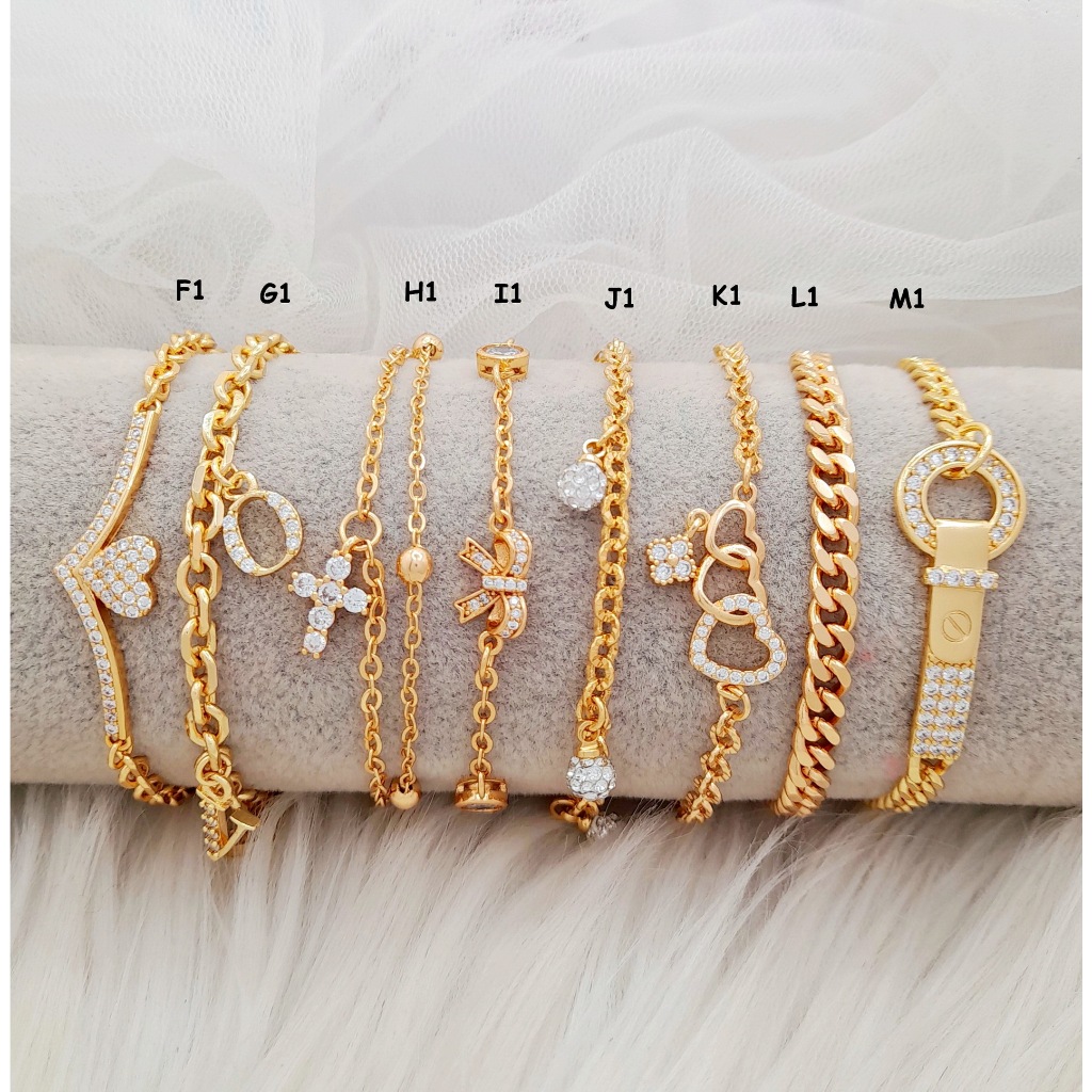 Jual Gelang Xuping Gold Lapis Emas K Rantai Kecil Motif Sisik Bb