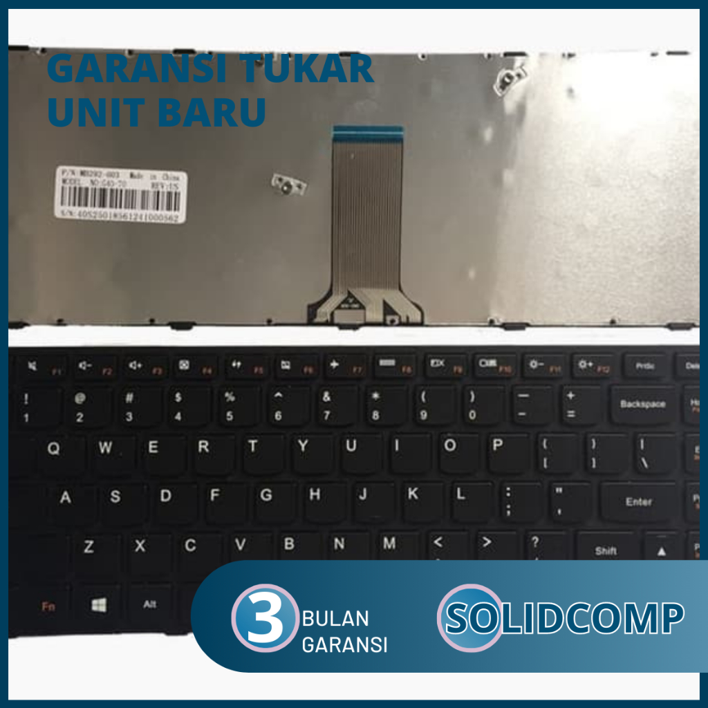 Jual Keyboard Laptop Lenovo IdeaPad 300 14IBR 300 14ISK Shopee Indonesia