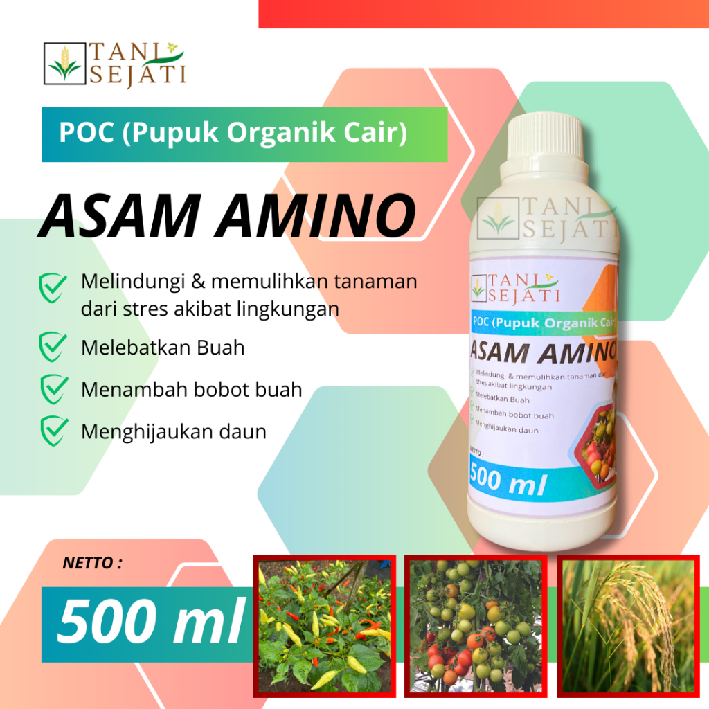 Jual Tani Sejati Official POC Asam Amino 500ml Pupuk Organik Cair