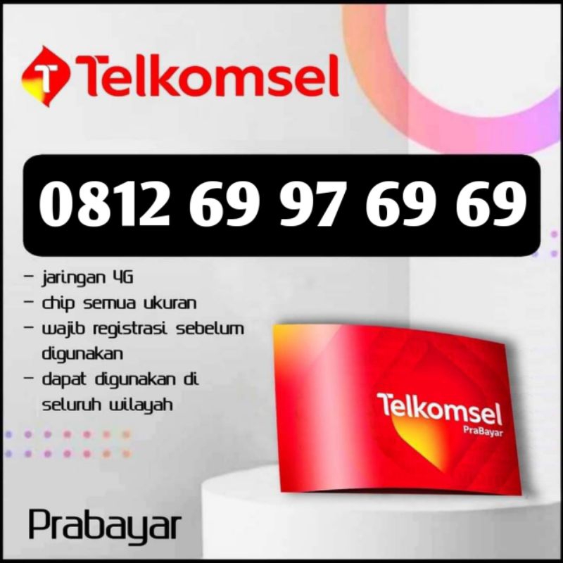 Jual Nomor Cantik Simpati Kartu Perdana Nomor Cantik Telkomsel 696969