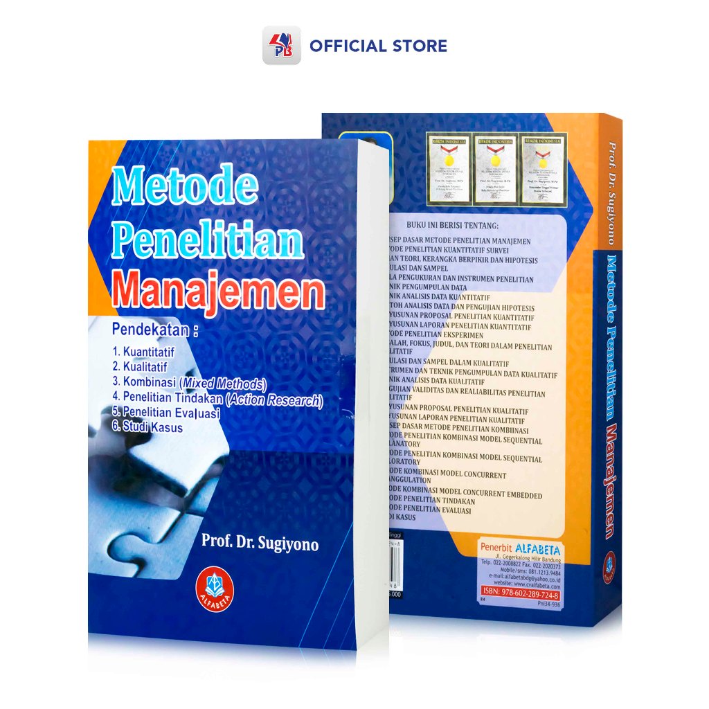 Jual Buku Metode Penelitian Manajemen Sugiyono Alfabeta Shopee