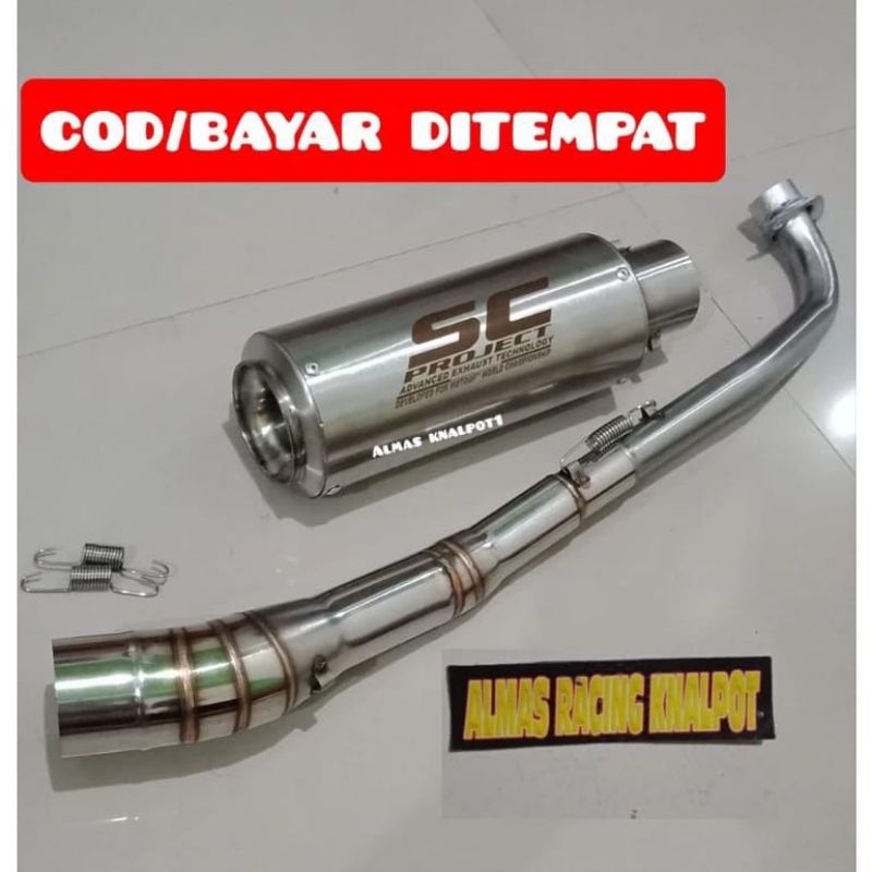 Jual Knalpot Sc Project Buat Motor Vega Jupiter Revo Karisma Shogun