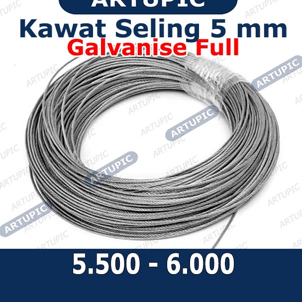 Jual Seller Kawat Seling Mm Kawat Selling Sling Baja Galvanise Wire