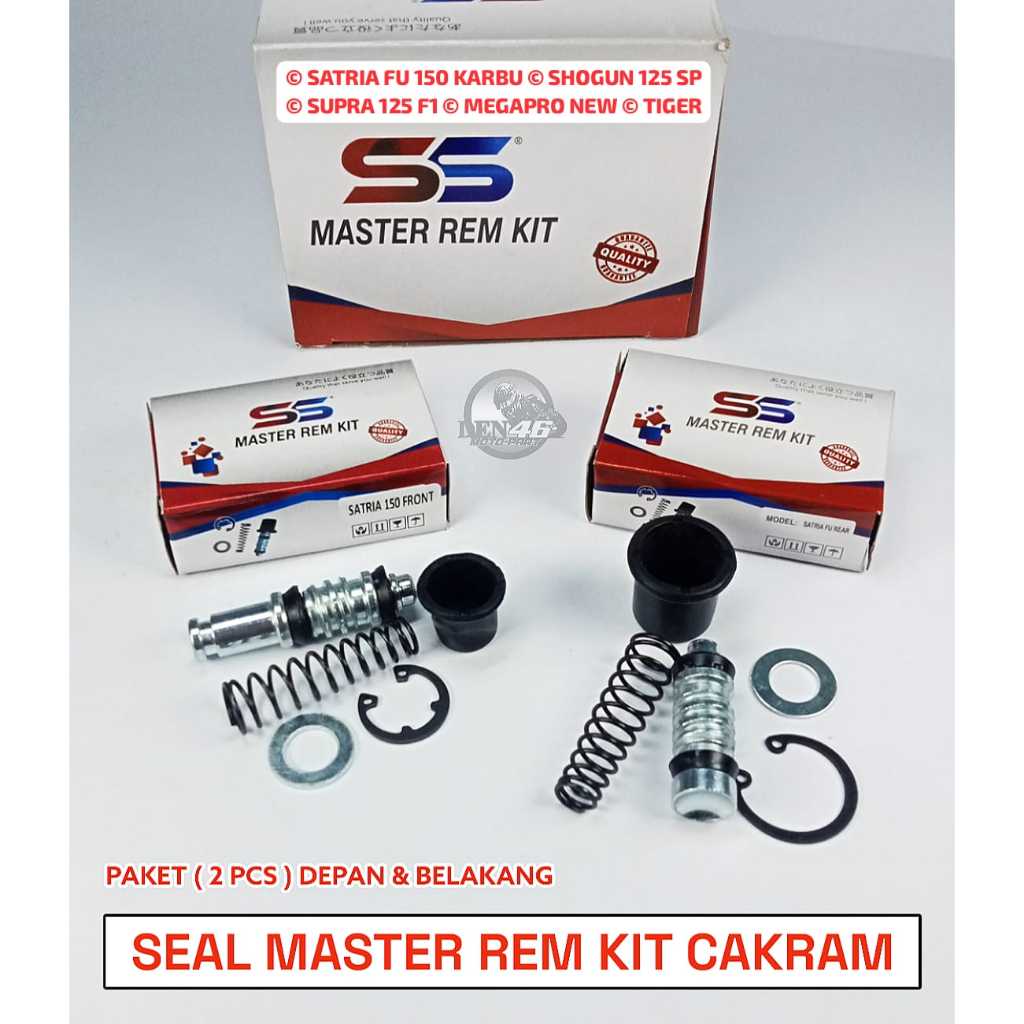 Jual Paket Pcs Seal Sil Kit Isi Master Rem Cakram Depan