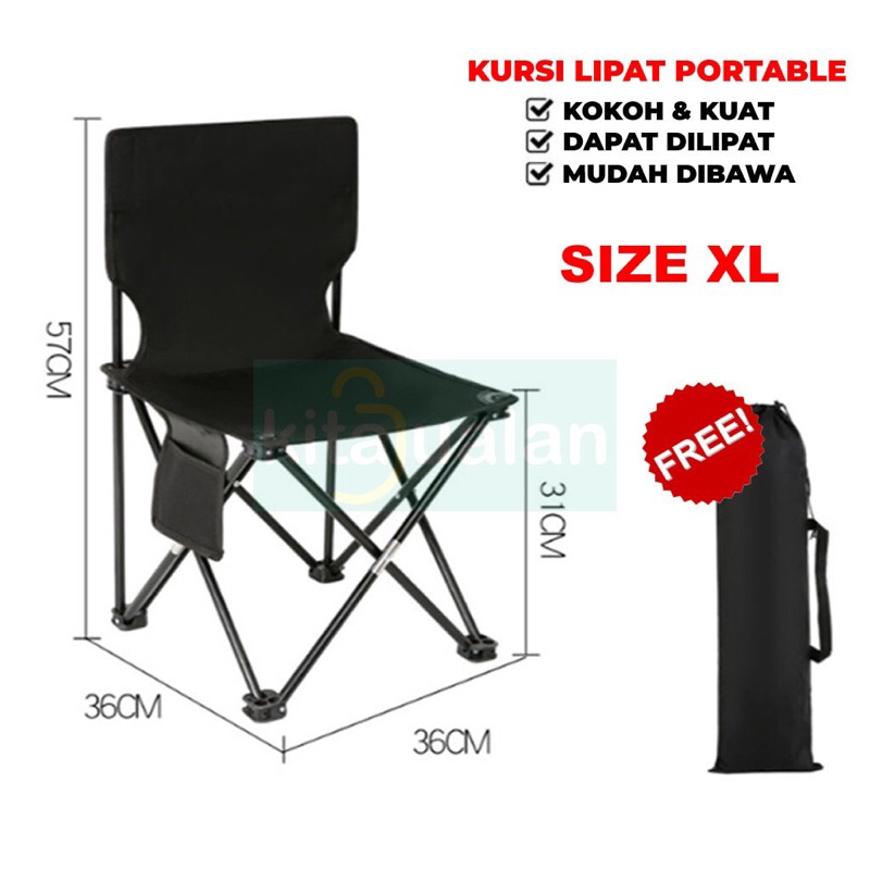 Jual Kursi Lipat Outdoor Kursi Lipat Portable Praktis Dan Ringan Kursi