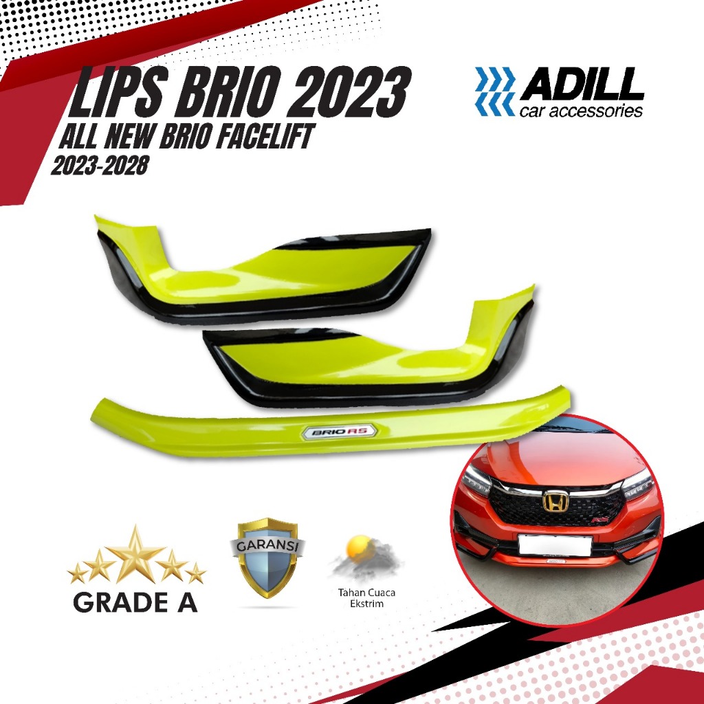 Jual Lips Depan All New Brio Satya 2023 Facelift Shopee Indonesia