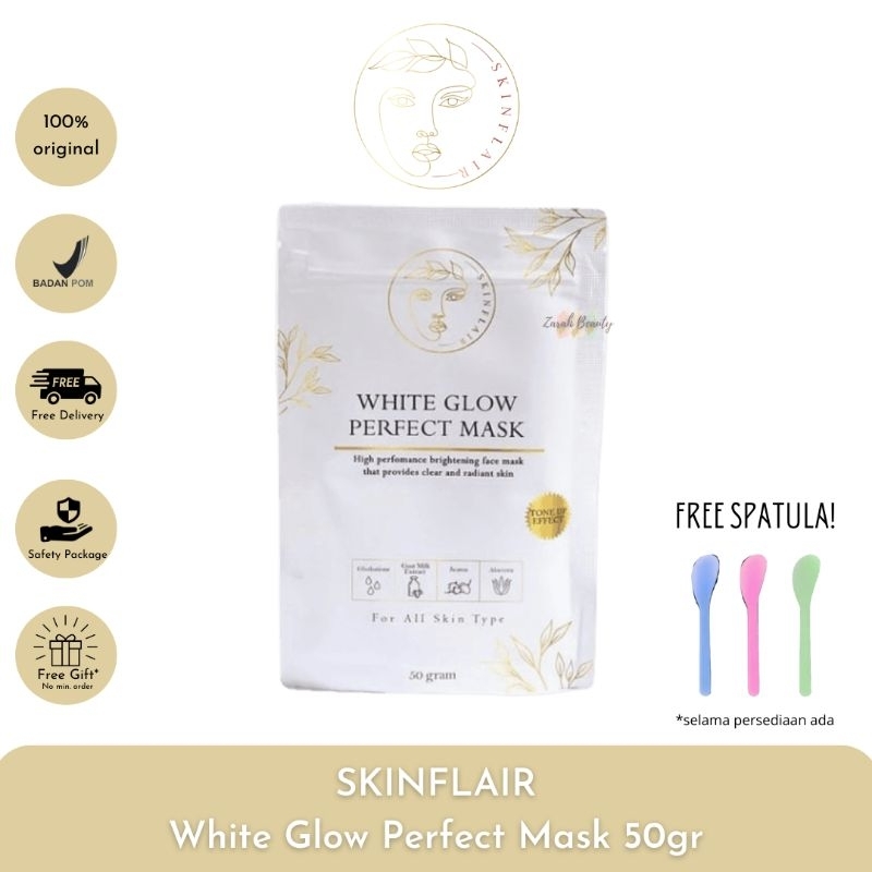 Jual FREE GIFT SKINFLAIR ID White Glow Instant Perfect Brightening