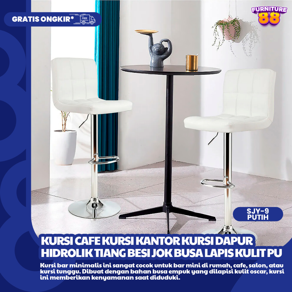 Jual Furniture Kursi Cafe Kursi Bar Kursi Kantor Kursi Dapur Hidrolik