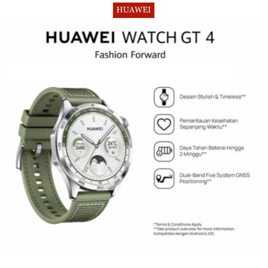 Jual Huawei Watch GT 4 46mm Smartwatch Fashionable Design