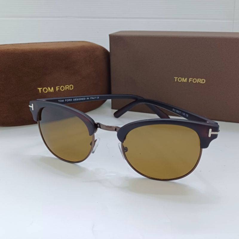 Jual Kacamata Hitam Tom Ford Clubmaster Polarized Shopee Indonesia