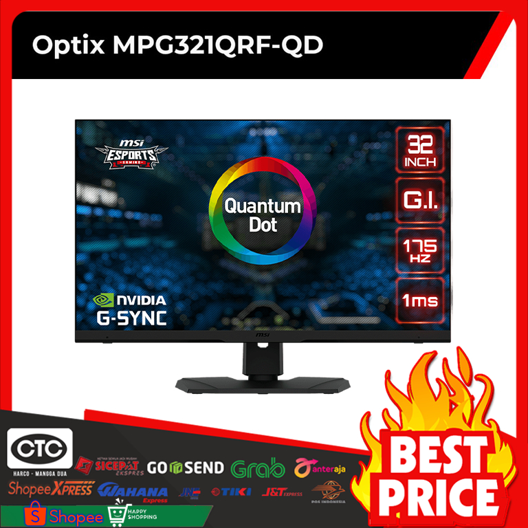 Jual Monitor Led Msi Optix Mpg Qrf Qd Wqhd Inch Shopee Indonesia