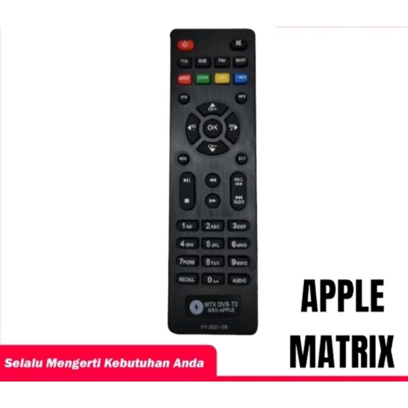 Jual Remot Set Top Box Dvb T Matrix Apple Hd Merah Dan Matrix Burger