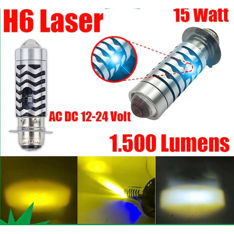 Jual Lampu Utama Led H Laser Jauh Dekat Putihkuning Plus Senja Biru Ac