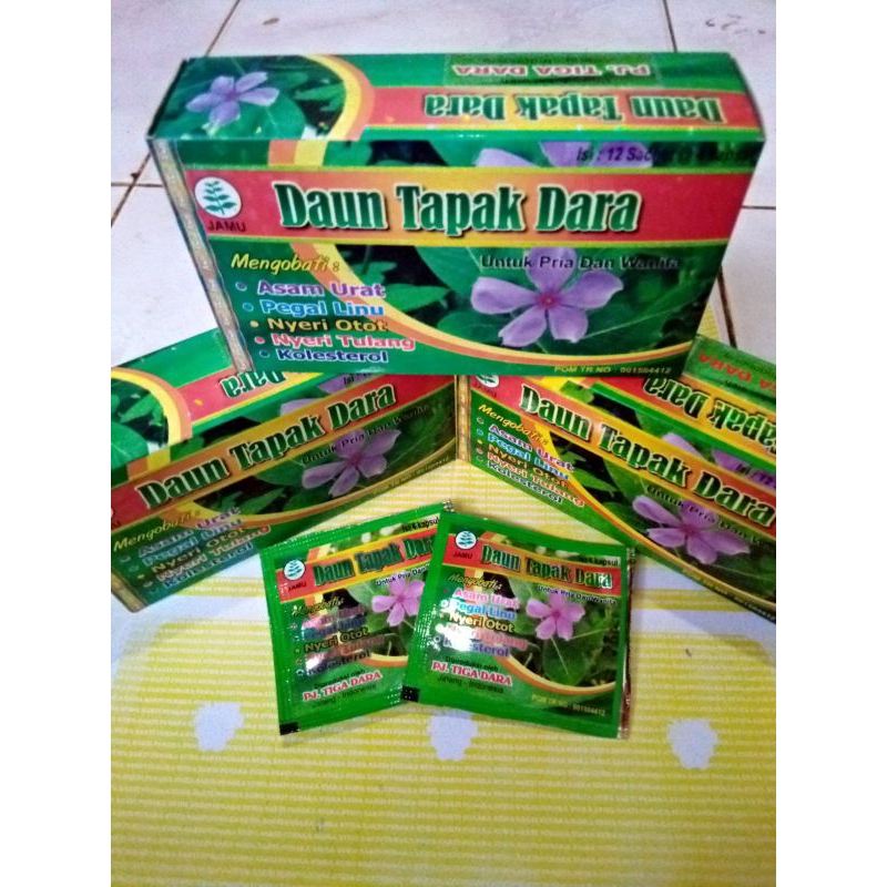 Jual DAUN TAPAK DARA KAPSUL ORIGINAL 100 Shopee Indonesia