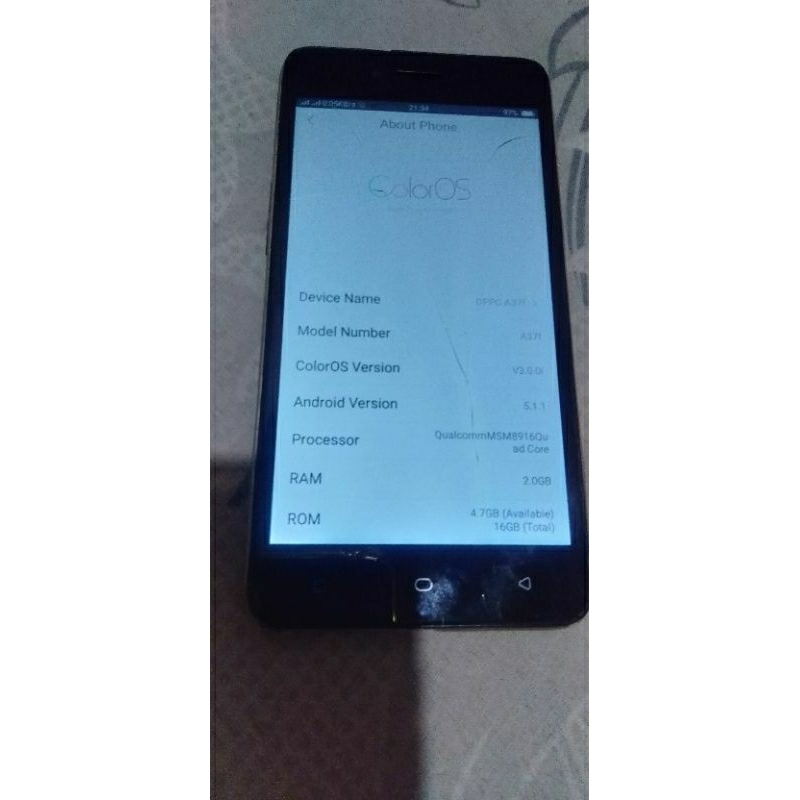 Jual HP OPPO A37F Second Shopee Indonesia