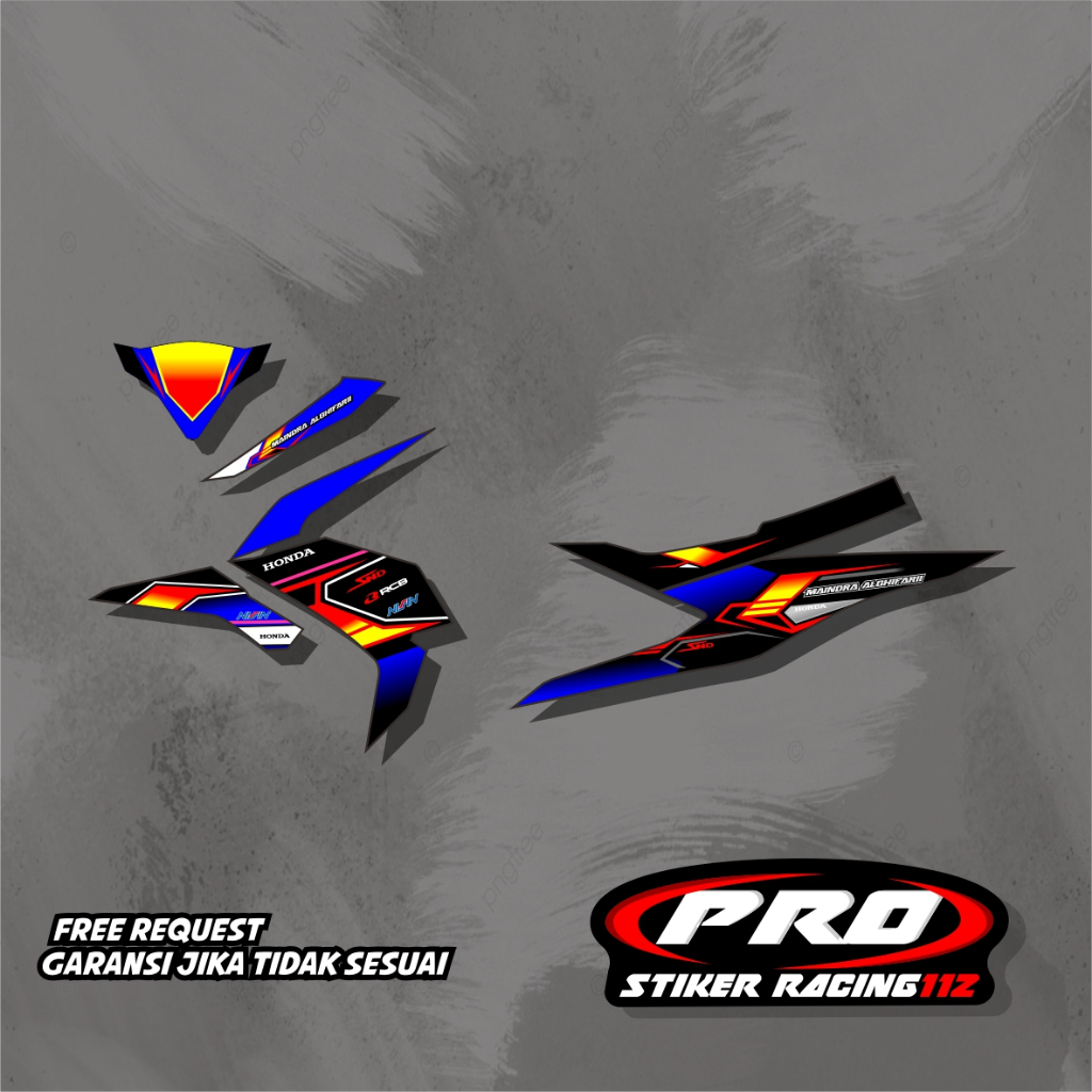 Jual STRIPING STICKER LIST HONDA BEAT DELUXE Striping Stiker Beat