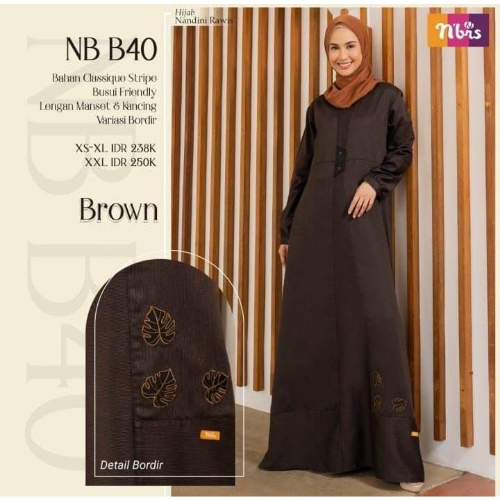 Jual Ready Termurah Gamis Dewasa Nibras Nb B Shopee Indonesia