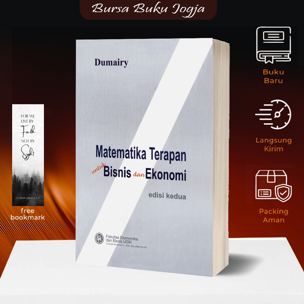 Jual Matematika Terapan Untuk Bisnis Dan Ekonomi Edisi 2 Dumairy