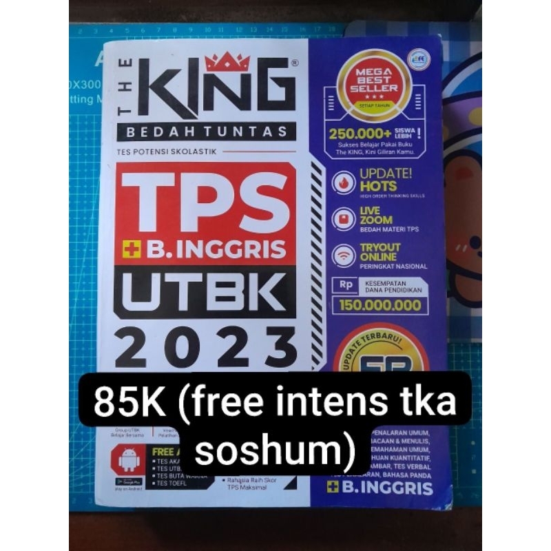 Jual Preloved Buku Utbk Snbt The King Tps B Inggris Utbk Baca