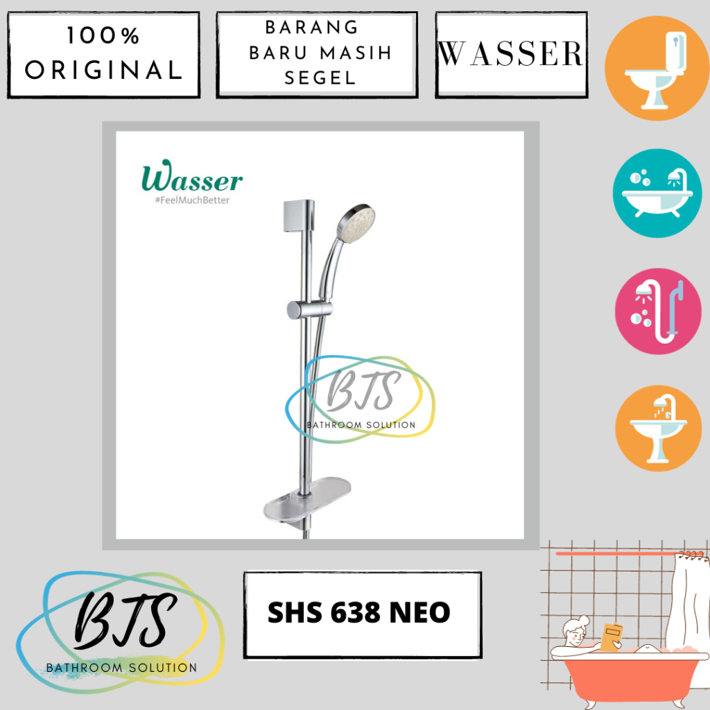 Jual WASSER Rail Shower Set SHS 638 NEO SHS638NEO SHS 638 Shopee