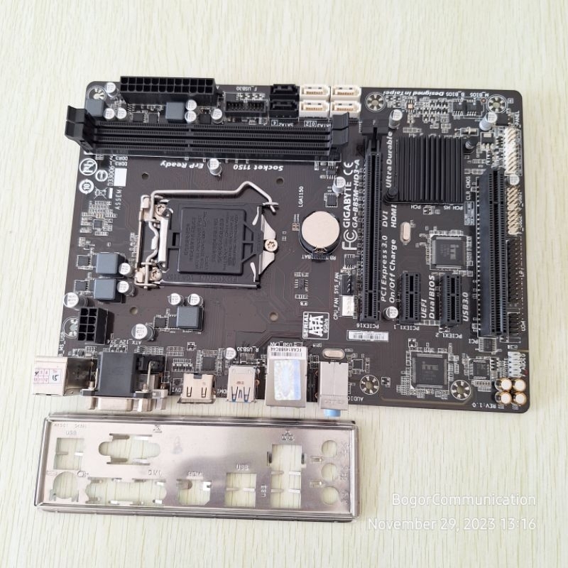 Jual Motherboard B85 Gigabyte GA B85M HD3 A Intel Haswell Socket 1150