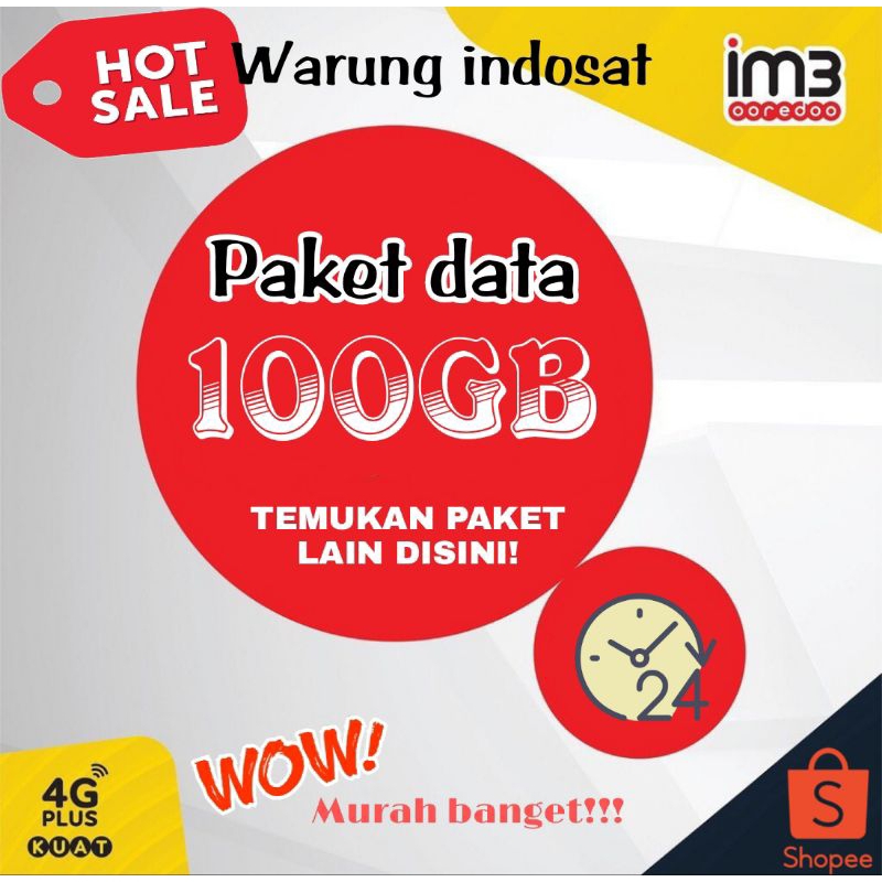 Jual PAKET DATA INDOSAT FREEDOM INTERNET 200GB 50GB 60GB 70GB 80GB